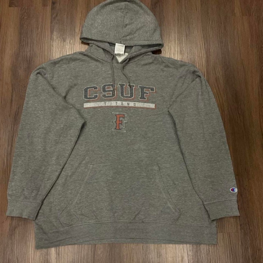 Champion CSUF Titans gray hoodie